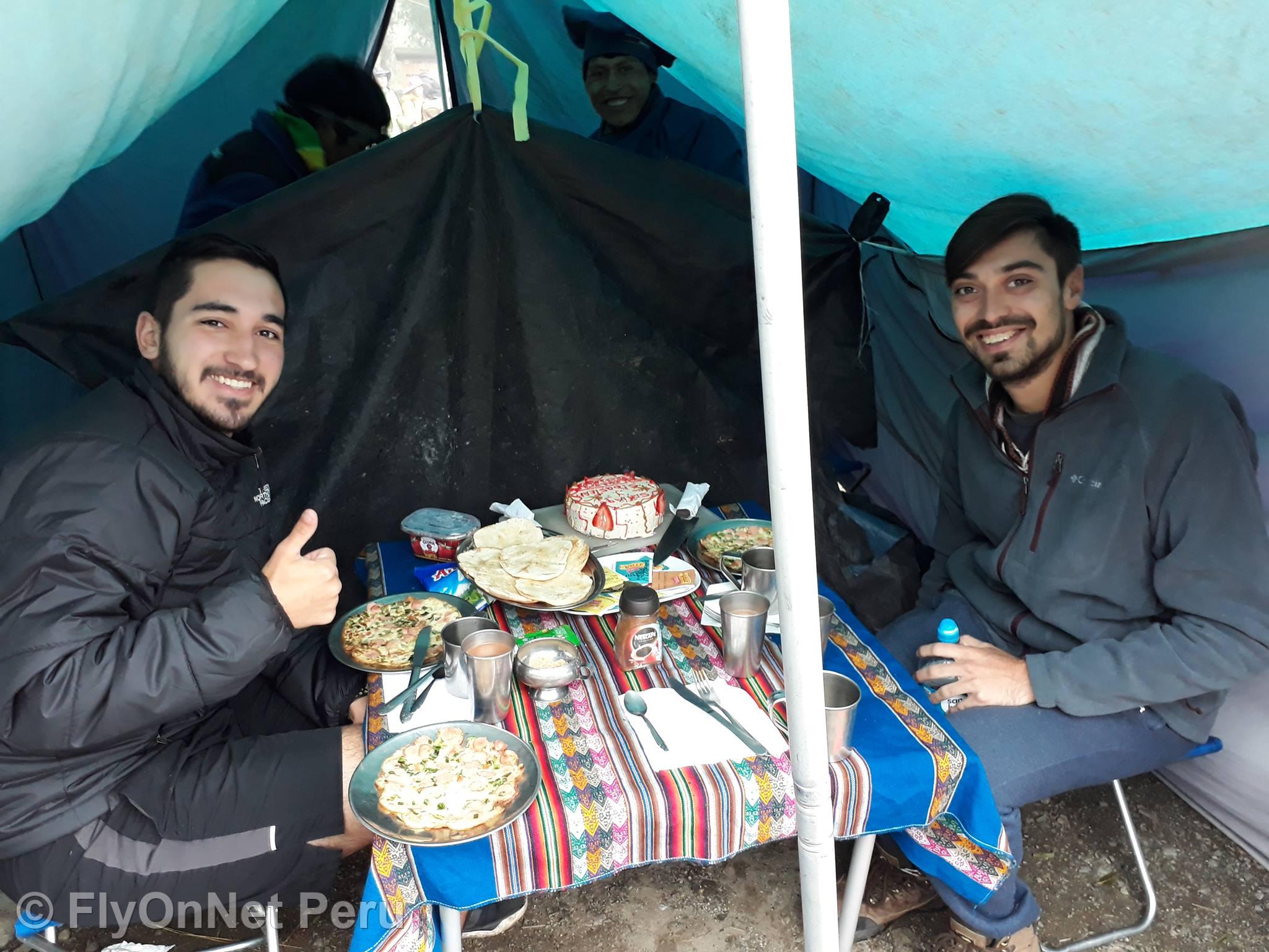 Álbum de fotos: Almuerzo durante el trek, Camino Inca