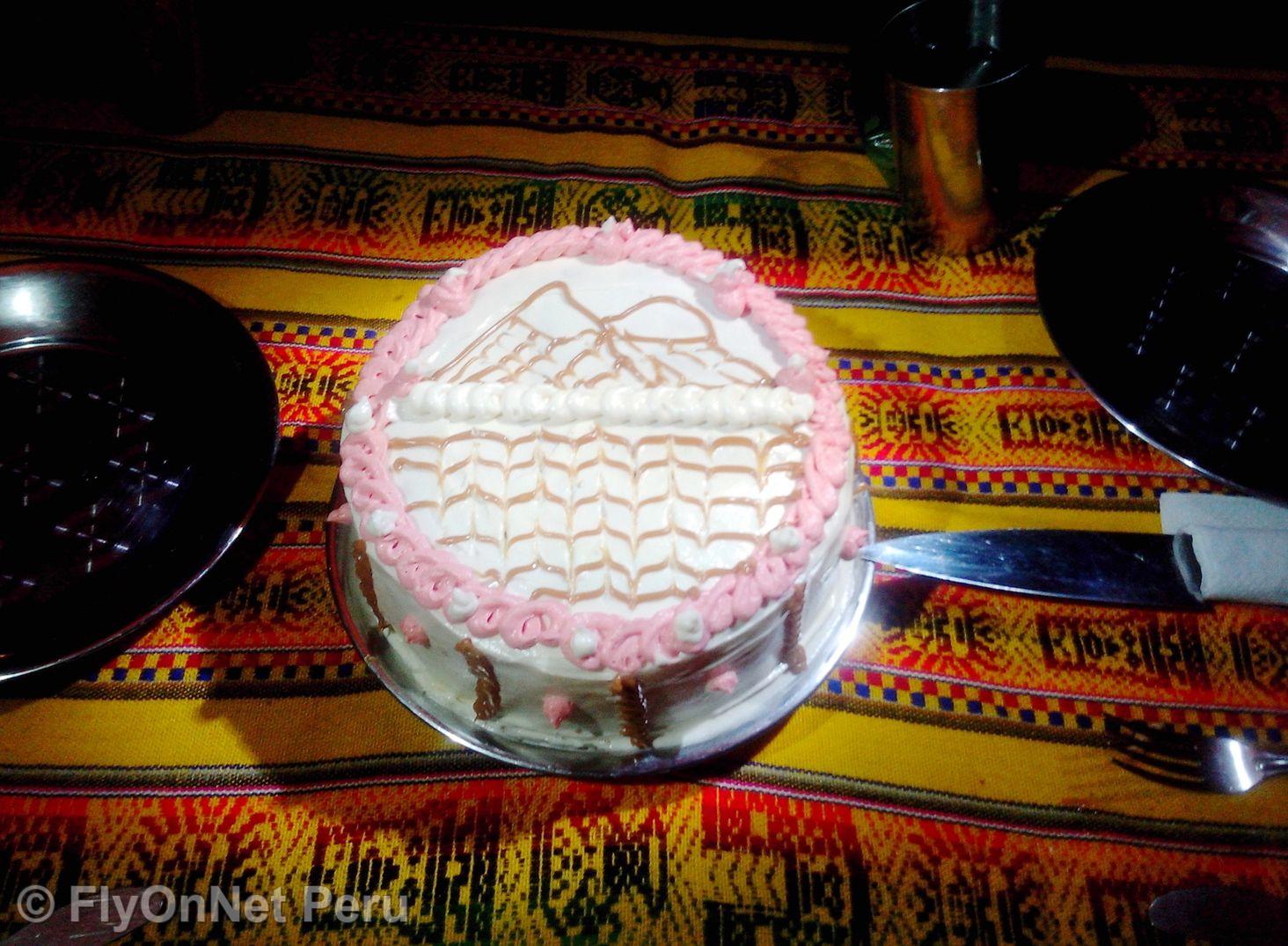 Álbum de fotos: Torta de cumpleaños durante el trek