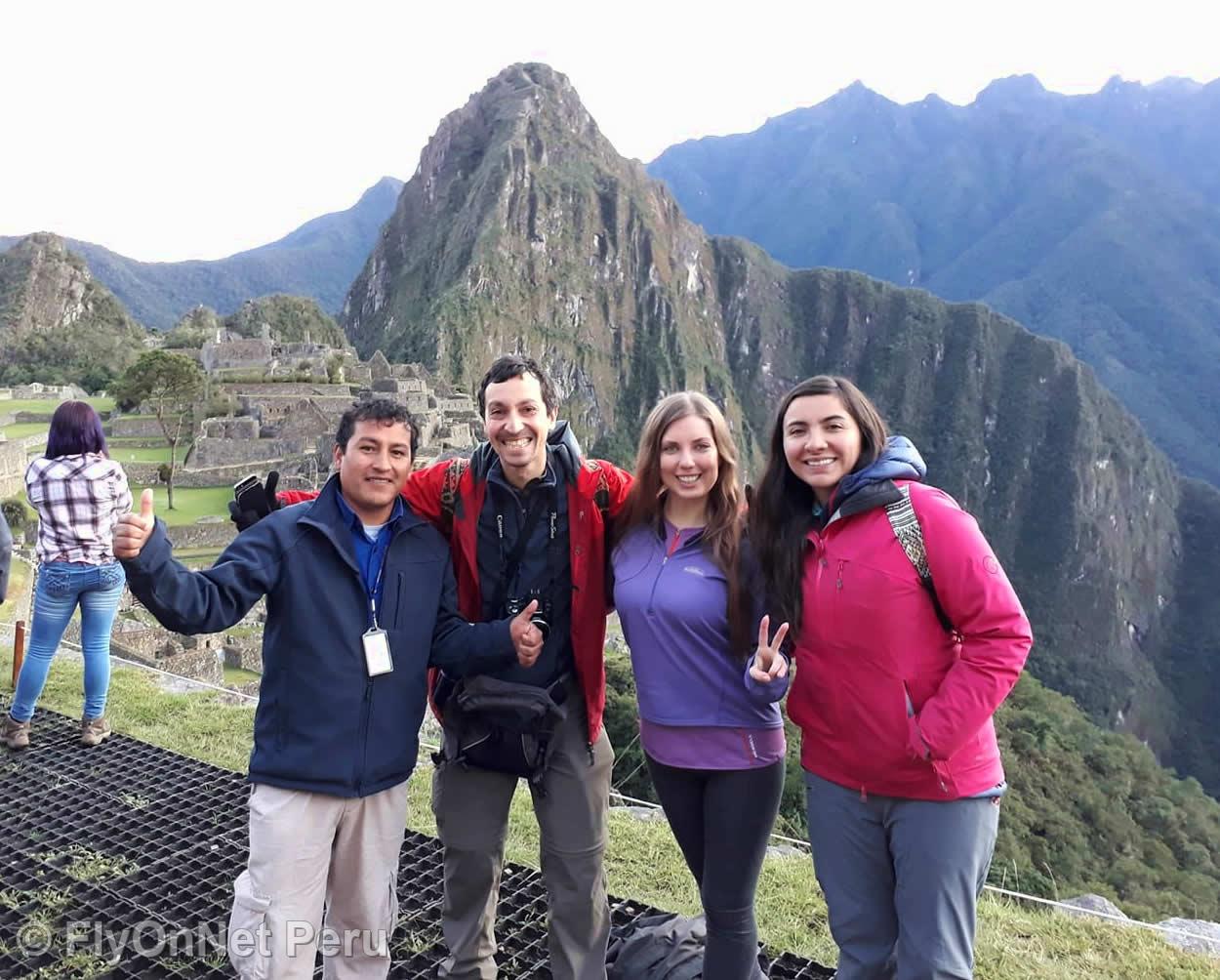 Álbum de fotos: Parte del grupo en Machu Picchu